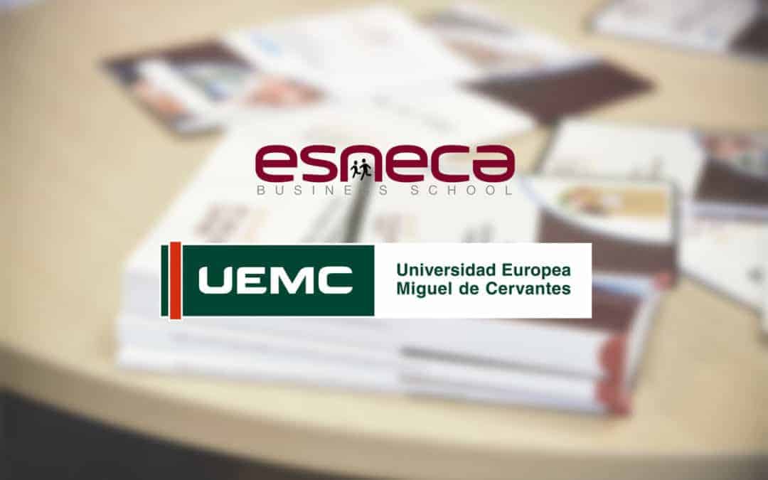 Convenio entre Esneca y Universidad Europea Miguel de Cervantes