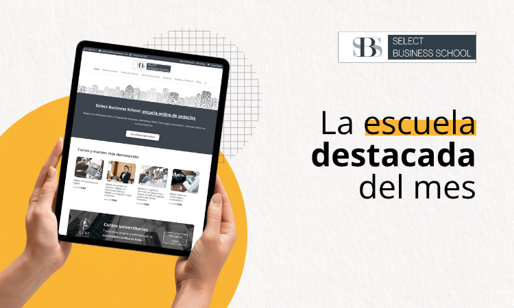 Select es la escuela del mes de octubre 2026 de Grupo Esneca Formación
