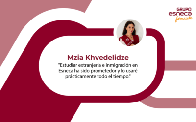 Mzia Khvedelidze: “Decidí aprender algo nuevo y desde casa, y Grupo Esneca apareció en mi vida. Estudiar extranjería e inmigración en Esneca ha sido prometedor”
