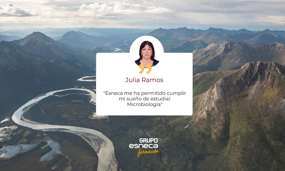Julia Ramos Cerda: “Esneca me ha permitido cumplir mi sueño de estudiar Microbiología”